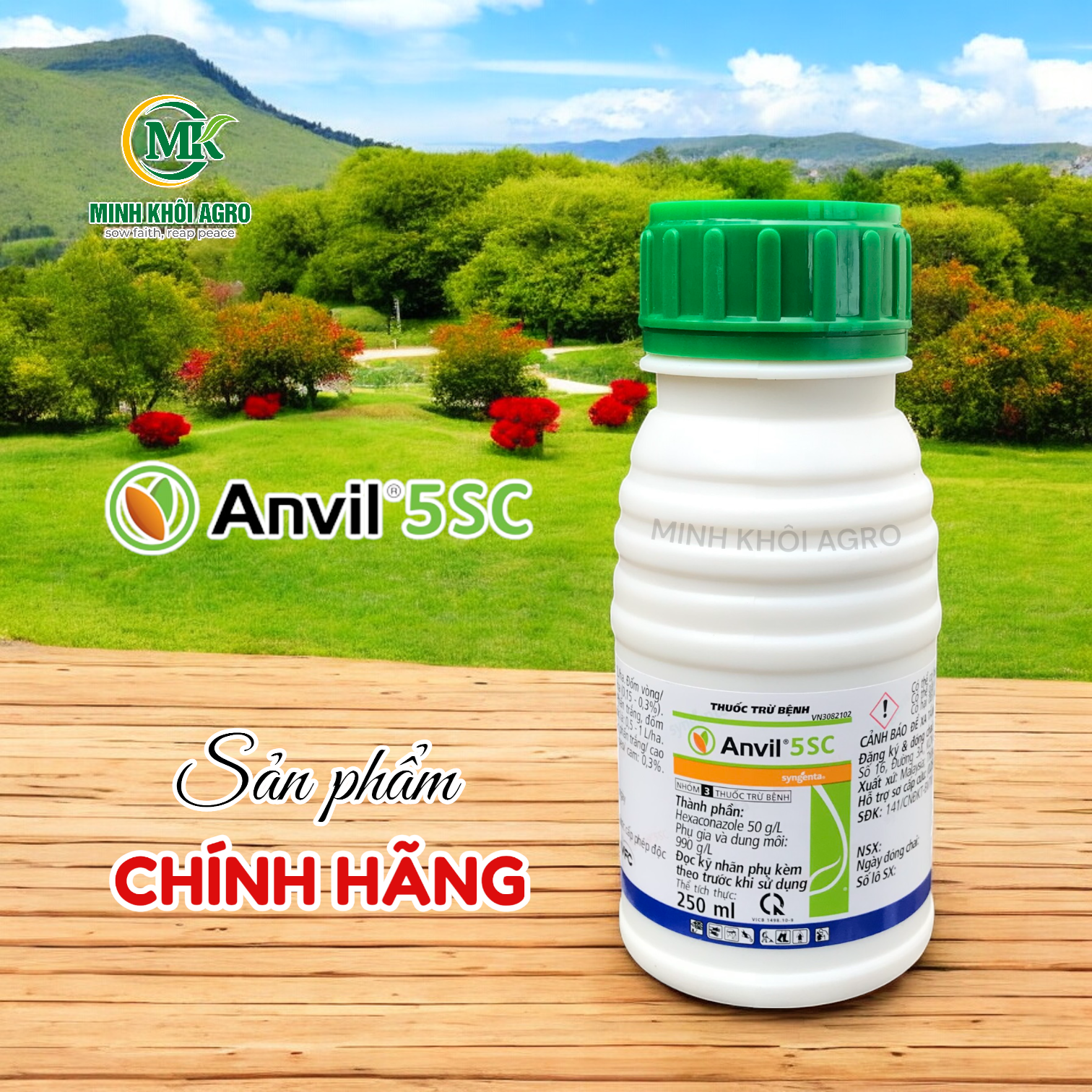 Thuốc trừ bệnh Anvil 5SC (chính hãng Syngenta) - Chai 250ml